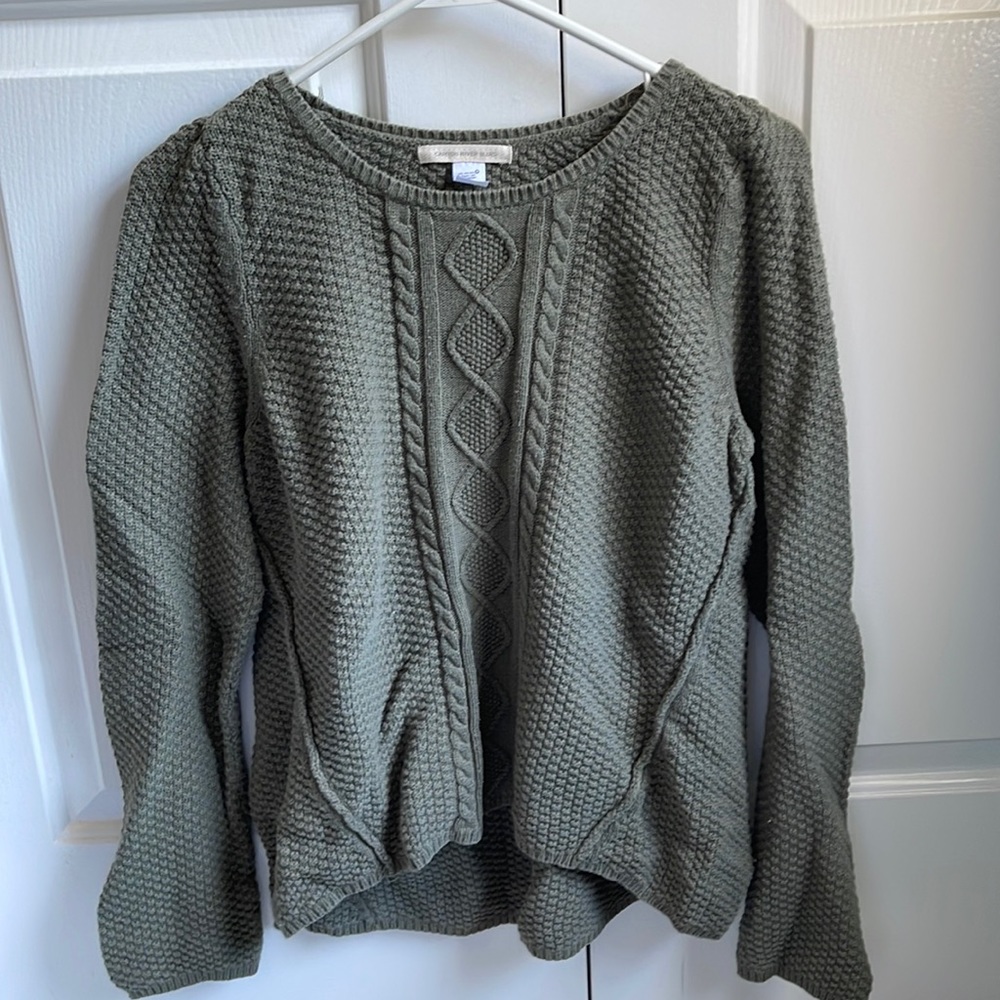 Green Canyon River Blues Sweater, L